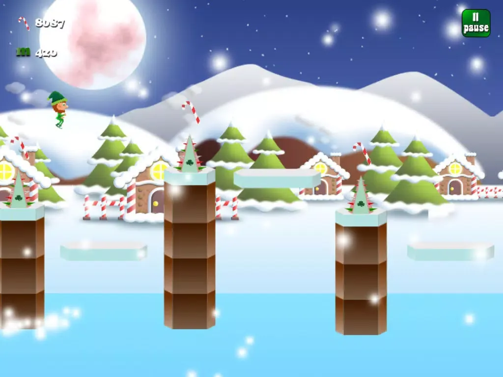 Christmas Patty's Leprechaun Jump FREE - Winter World Edition iPad 應用截圖