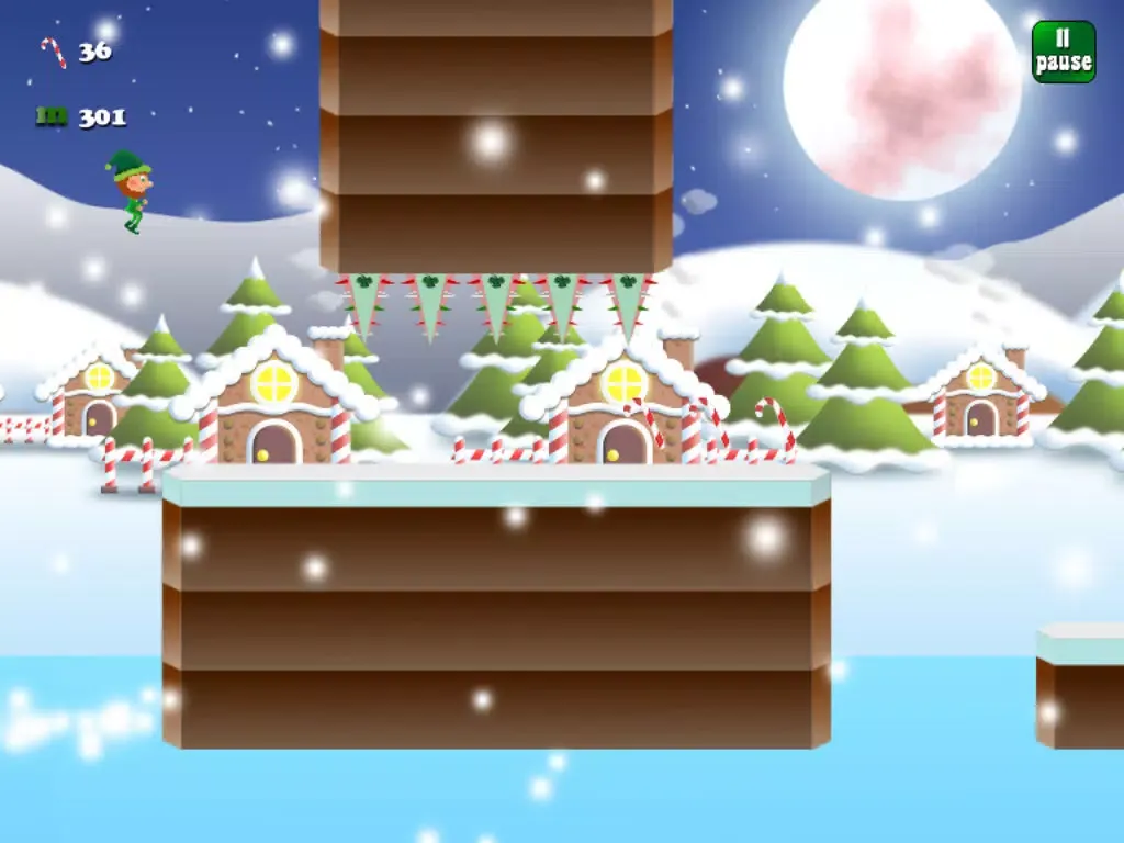 Christmas Patty's Leprechaun Jump FREE - Winter World Edition iPad 應用截圖