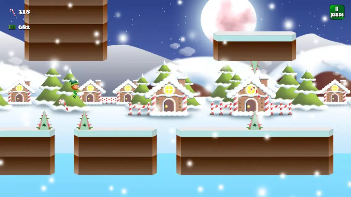 Christmas Patty's Leprechaun Jump FREE - Winter World Edition應用截圖