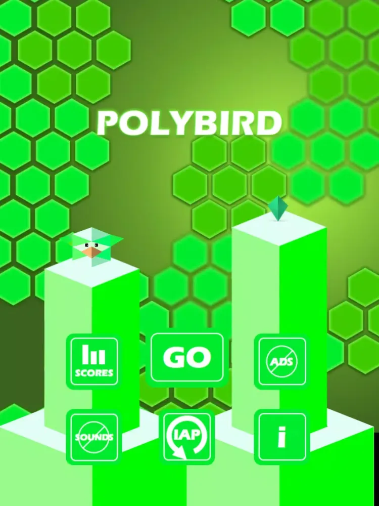 Tangkapan layar PolyBird - Crazy Bird Totem Jump iPad 