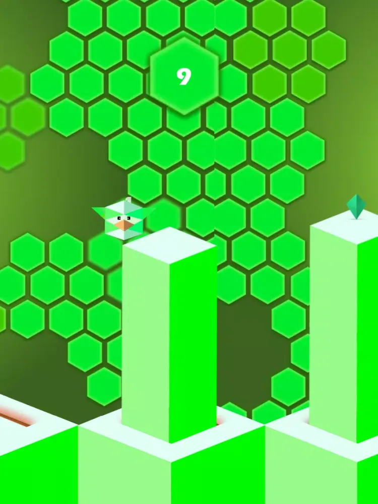 Tangkapan layar PolyBird - Crazy Bird Totem Jump iPad 