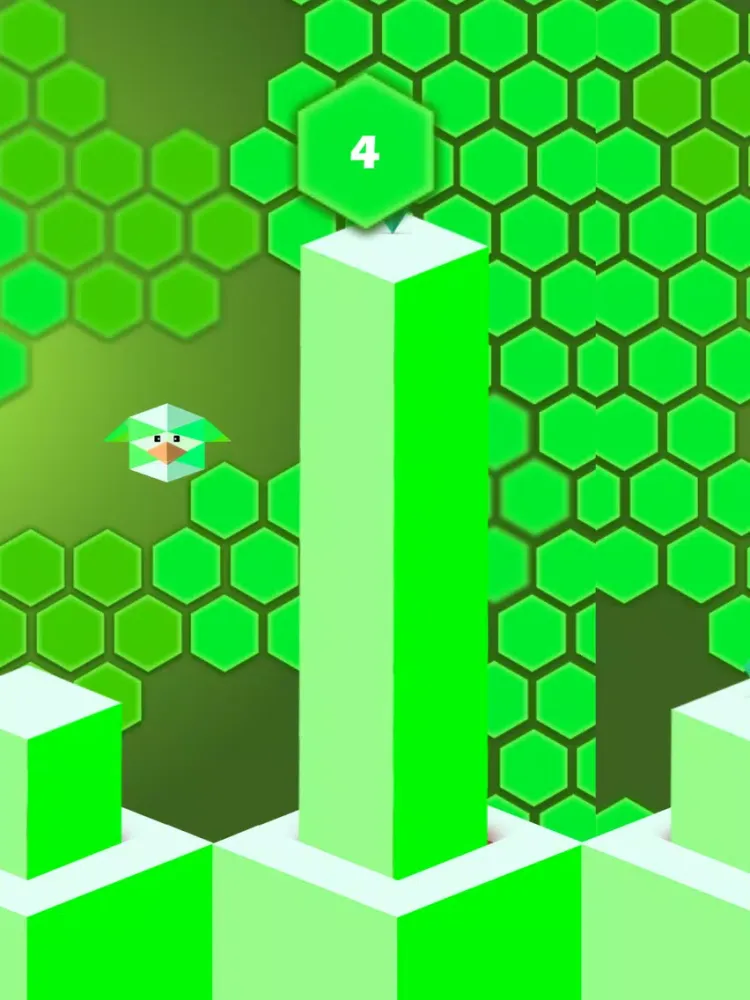 Tangkapan layar PolyBird - Crazy Bird Totem Jump iPad 