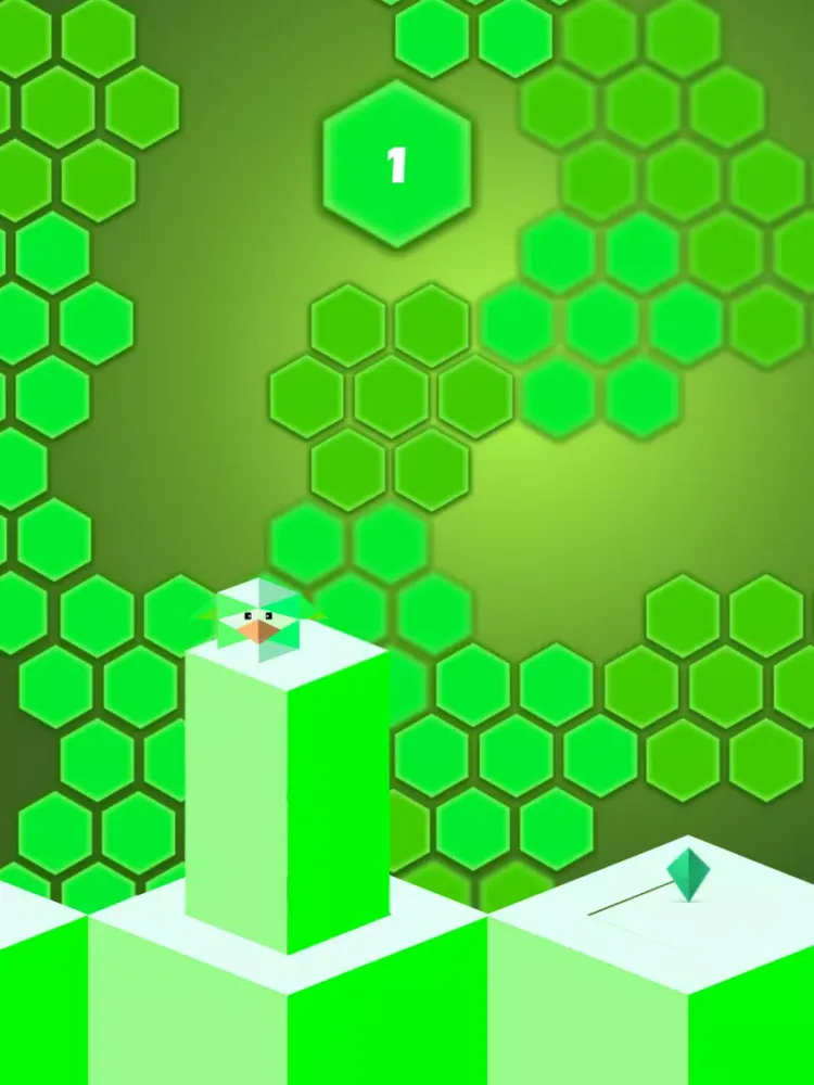 Tangkapan layar PolyBird - Crazy Bird Totem Jump iPad 