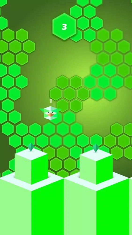 Tangkapan layar PolyBird - Crazy Bird Totem Jump