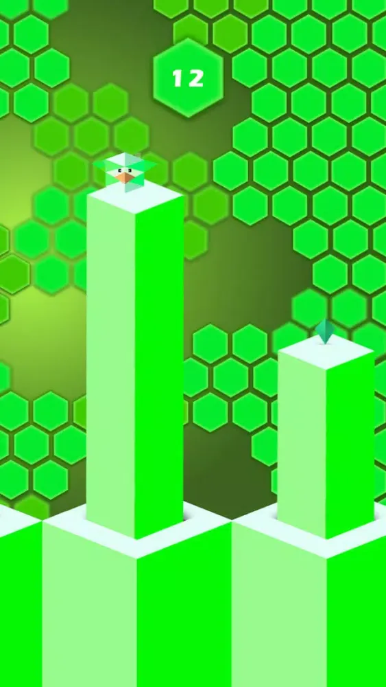 Tangkapan layar PolyBird - Crazy Bird Totem Jump