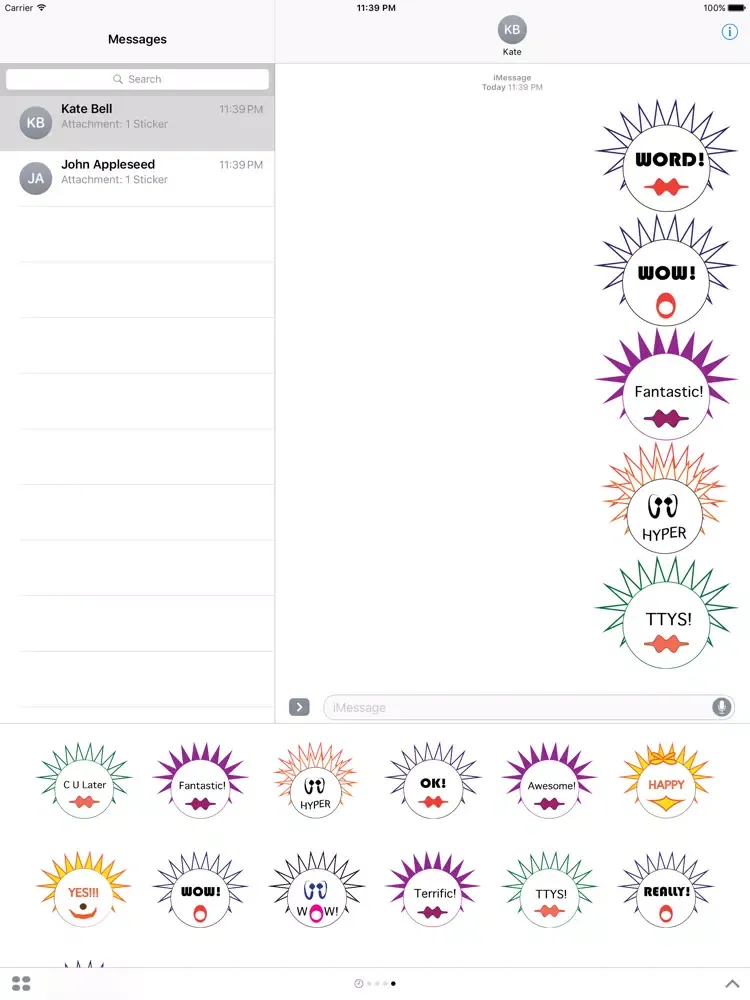 Positive Emotions Emoji Face Stickers iPad  स्क्रीनशॉट