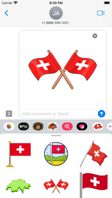 Switzerland - WA Stickers Screenshots