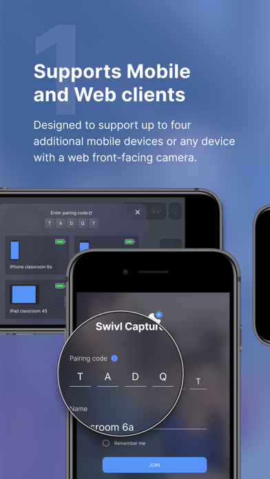 ภาพหน้าจอของ Swivl Capture+