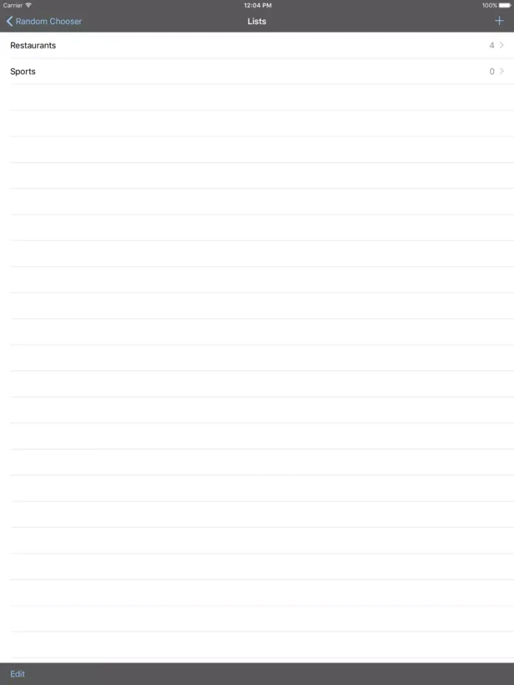 Capturas de pantalla de Random Chooser iPad 