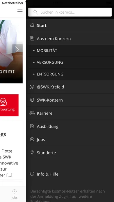تصاویر kosmos - App des SWK-Konzerns