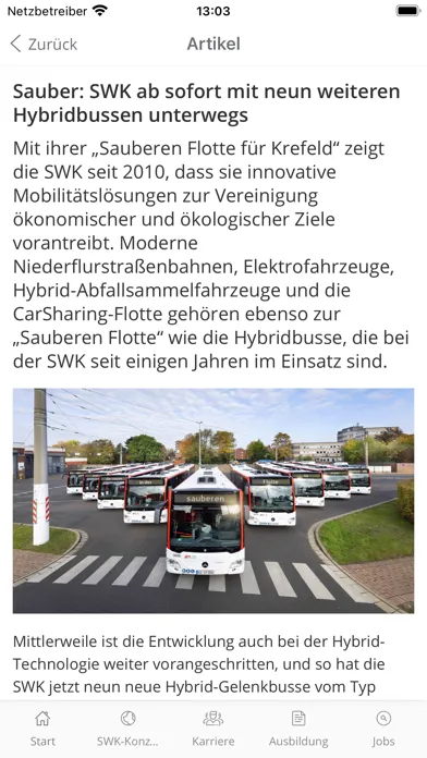 تصاویر kosmos - App des SWK-Konzerns
