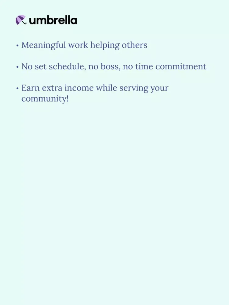 Capturas de tela do Umbrella – Help Your Community iPad 