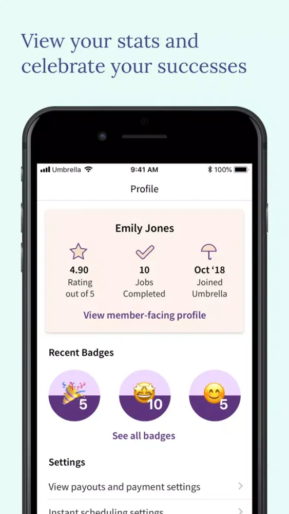 Capturas de tela do Umbrella – Help Your Community