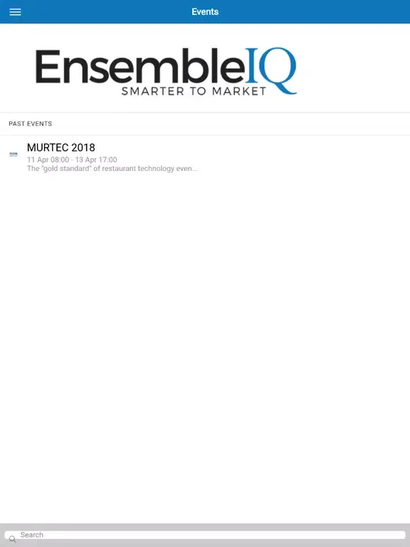 EnsembleIQ - Events iPad  Ekran Görüntüleri