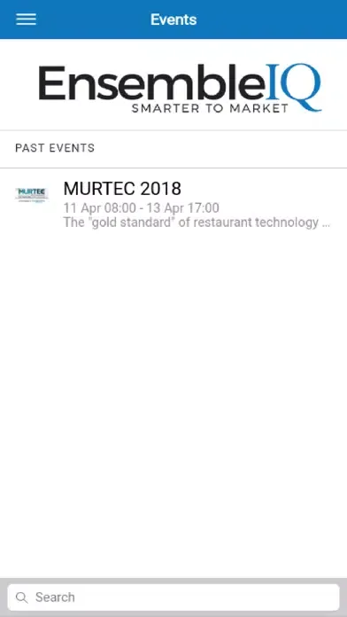 EnsembleIQ - Events Ekran Görüntüleri