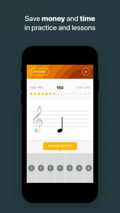 Ảnh chụp màn hình của Flourish: Music Note Trainer
