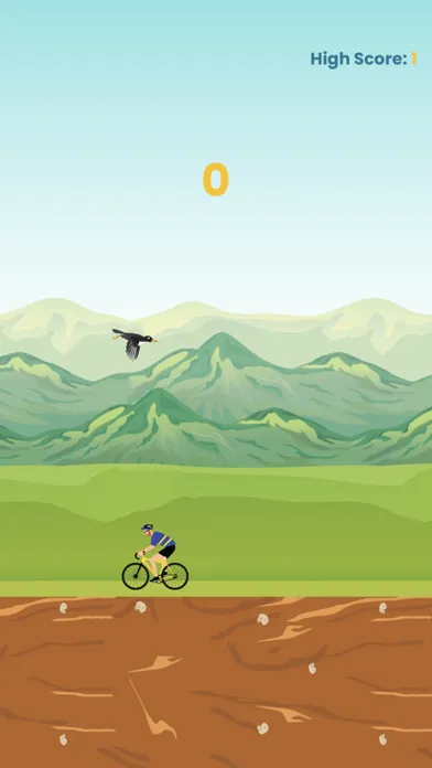 ภาพหน้าจอของ Swoopy Bird