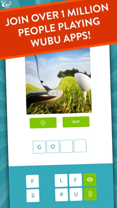 Tangkapan skrin Swoosh! Guess The Sport Quiz Game With a Twist - New Free Word Game by Wubu