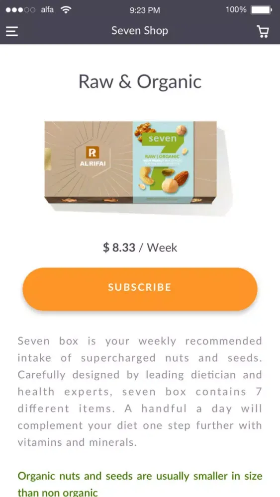 Seven - Your Weekly Intake of Nuts & Seeds 스크린샷