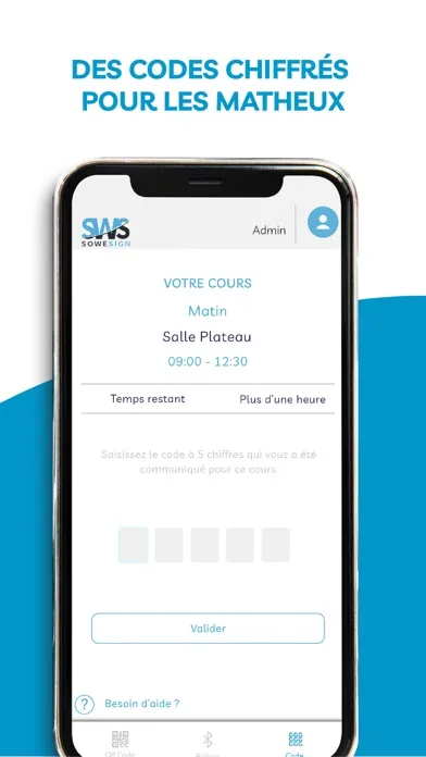 Capturas de tela do SWS Student