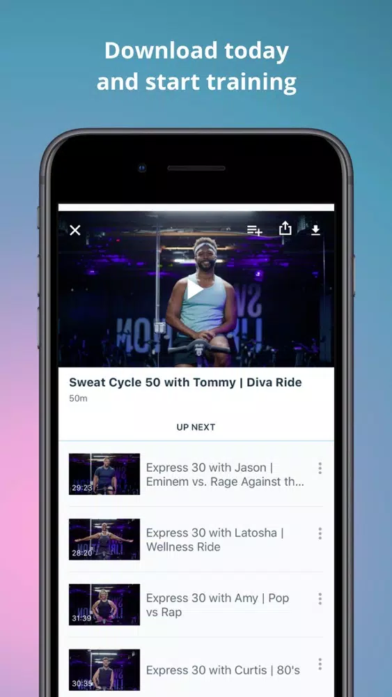SweatCycle OnDemand স্ক্রিনশট