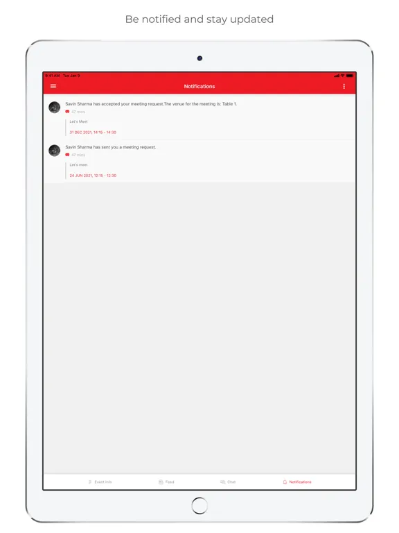 Zrzuty ekranu Seed World Virtual Event App iPad 