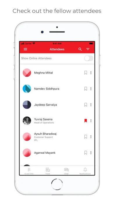 Zrzuty ekranu Seed World Virtual Event App