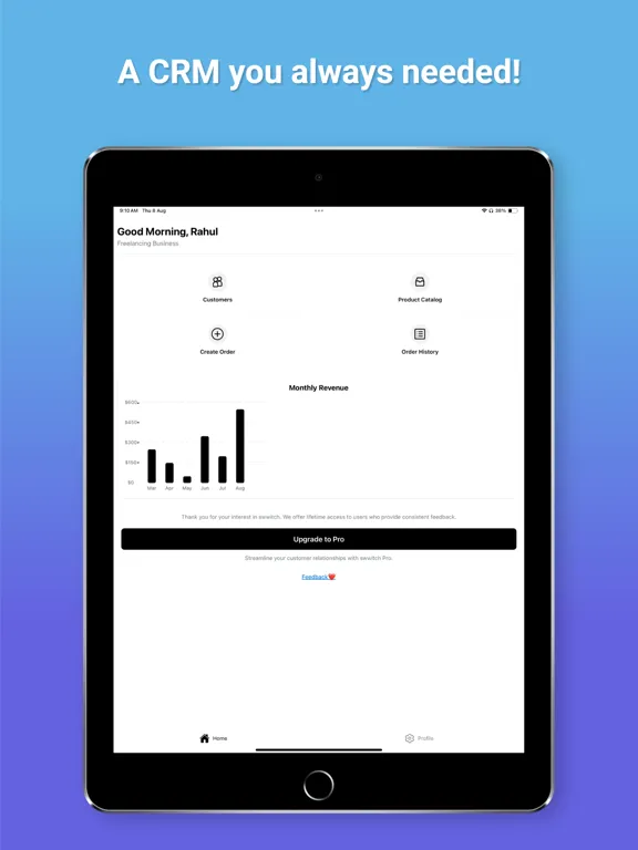 Invoice maker, small business iPad 應用截圖