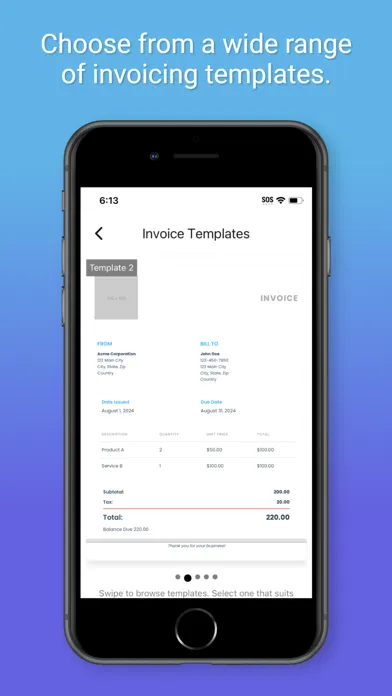 Invoice maker, small business應用截圖