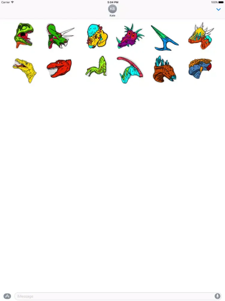 Dino Emoji iPad  स्क्रीनशॉट
