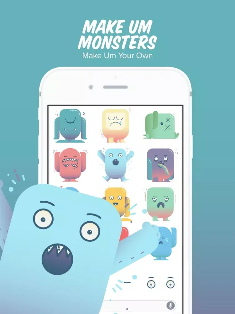 Capturas de pantalla de Make Um Monsters iPad 