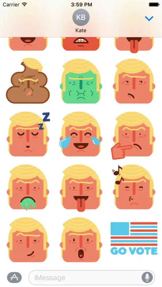Trump Emoji Pack Screenshots