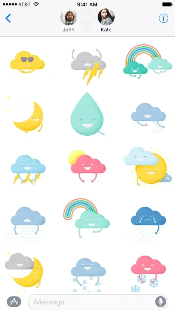 Weather Emoji Rain or Shine 스크린샷
