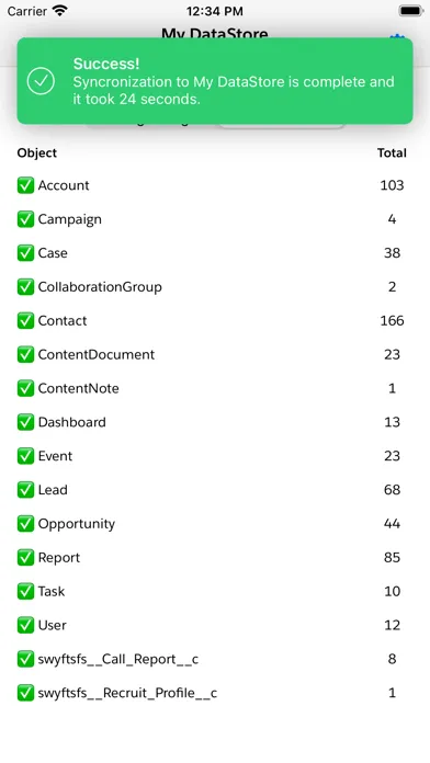 Swyft Mobile for Salesforce স্ক্রিনশট