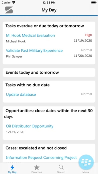Swyft Mobile for Salesforce স্ক্রিনশট
