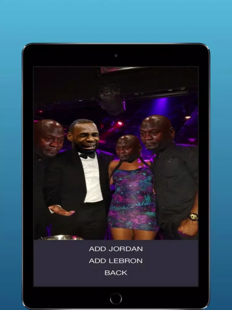 Capturas de pantalla de Crying Meme Generator iPad 