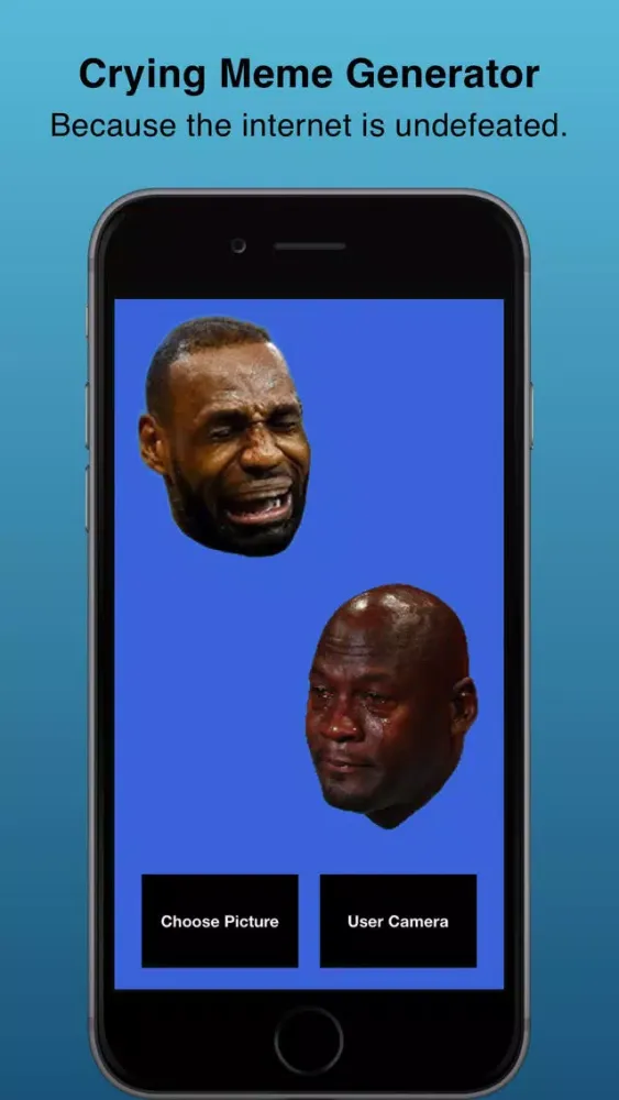 Capturas de pantalla de Crying Meme Generator