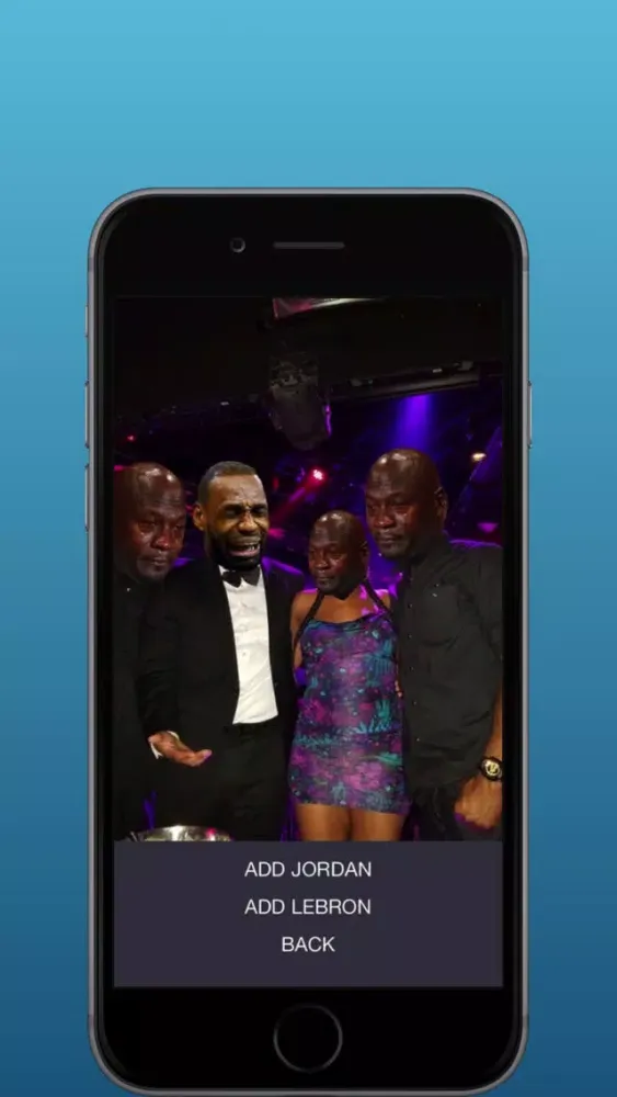 Capturas de pantalla de Crying Meme Generator