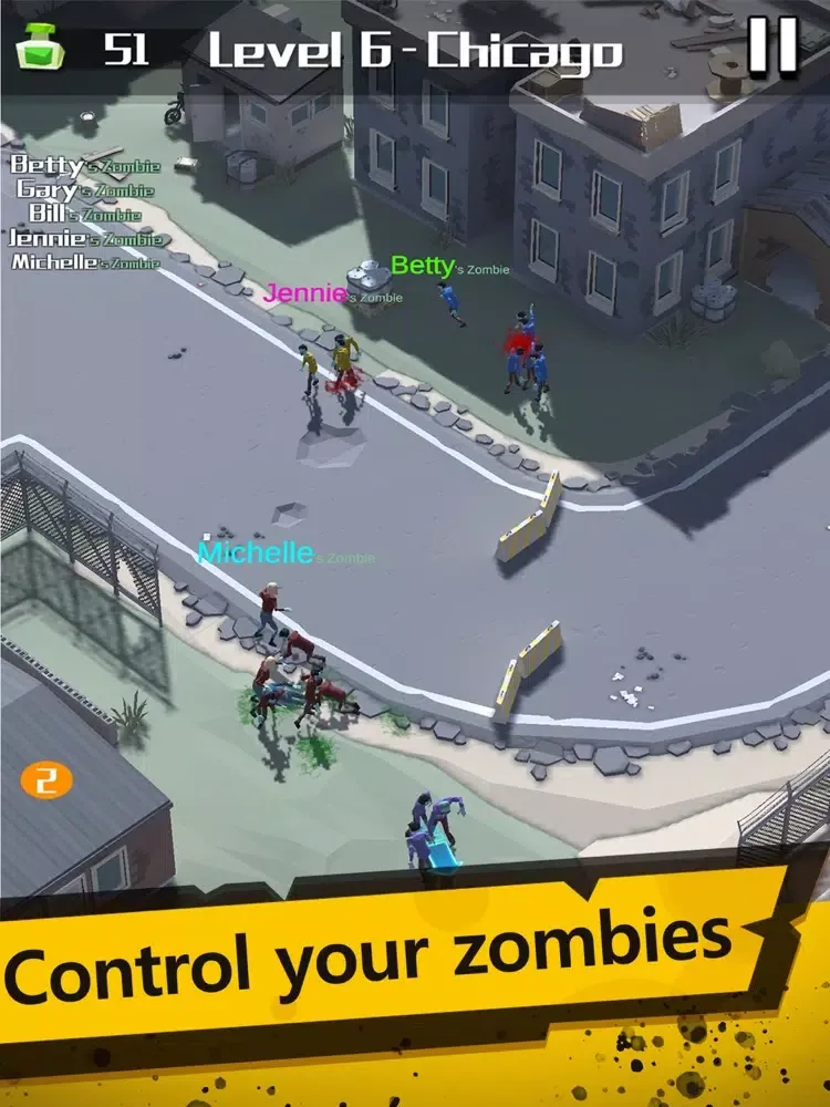 صور Crowd Zombies City: Armageddon iPad 