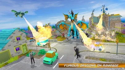 Flying Dragon Fire City Attack应用截图