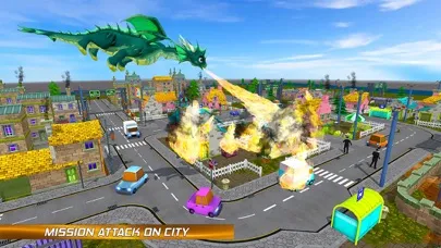 Flying Dragon Fire City Attack应用截图