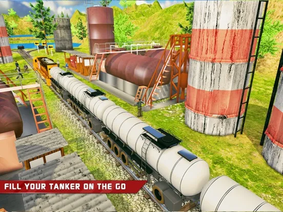 Oil Train Simulator Driving iPad  স্ক্রিনশট