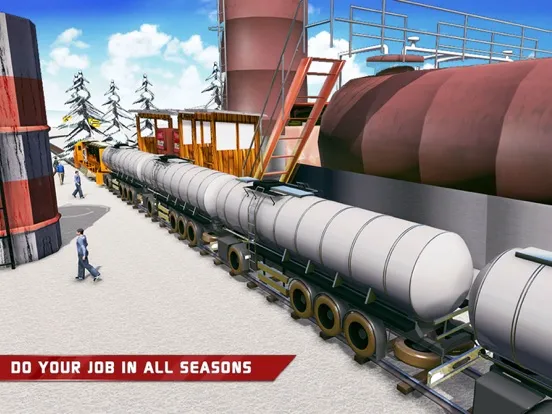Oil Train Simulator Driving iPad  স্ক্রিনশট