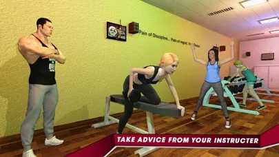 Capturas de tela do Virtual Gym Girl Fitness Yoga