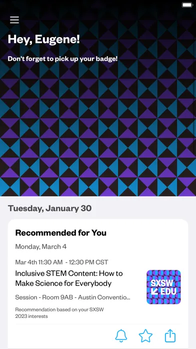SXSW EDU® GO- 2024 Event Guide Screenshots
