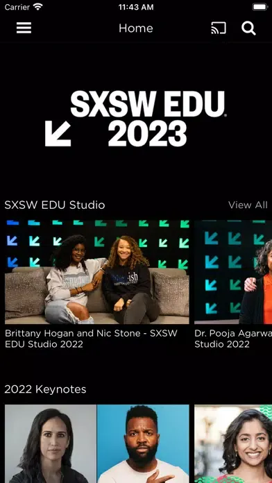 Capturas de pantalla de SXSW EDU TV