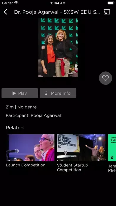Capturas de pantalla de SXSW EDU TV