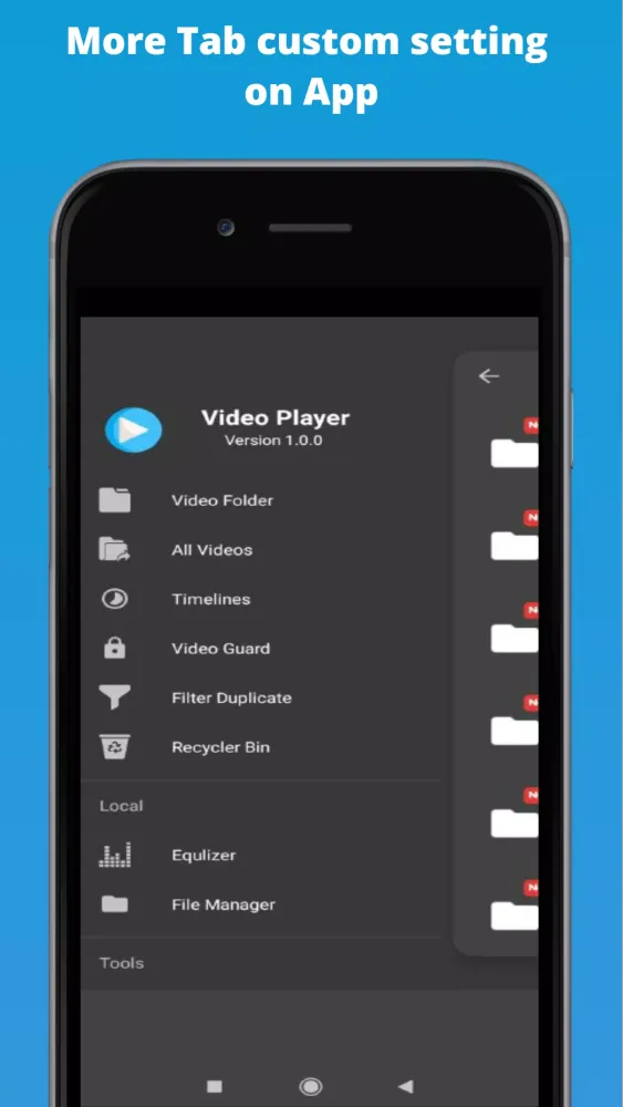 Capturas de tela do Video Player HD