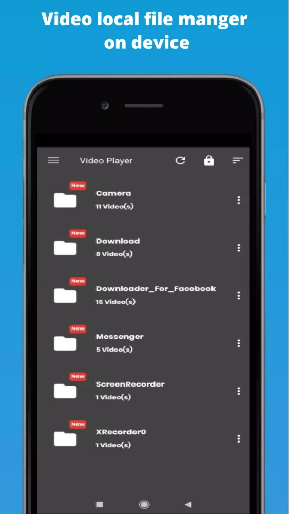 Capturas de tela do Video Player HD