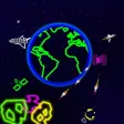 Neon Asteroids Attack Neon Asteroids Attack